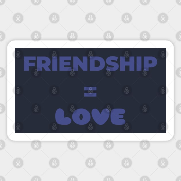 Friendship = Love Sticker by Dolls of Our Lives Podcast